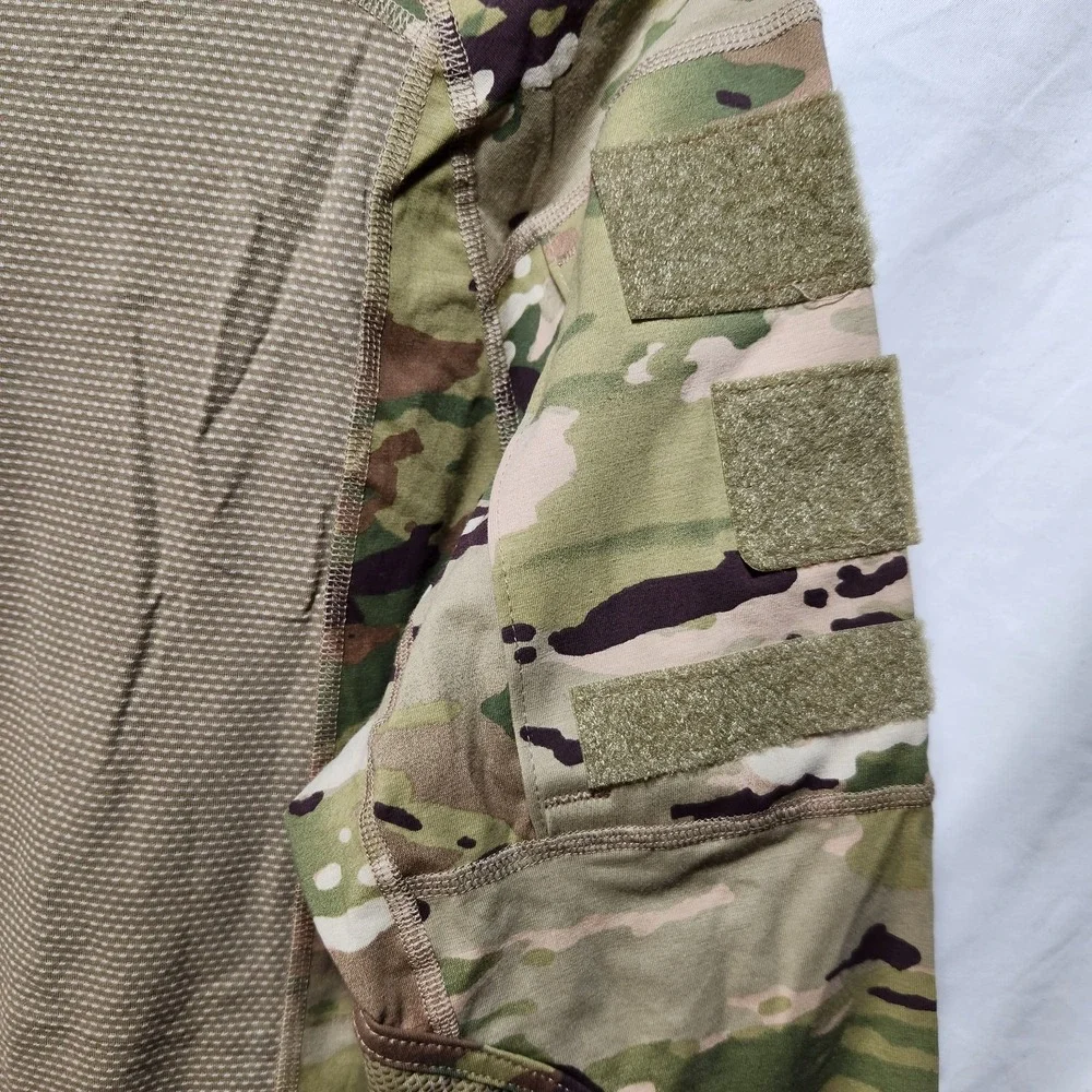 Nnee USGI Army Combat Shirt Large Scorpion OCP W2 1/4 Zipper Flame Resistant ACS